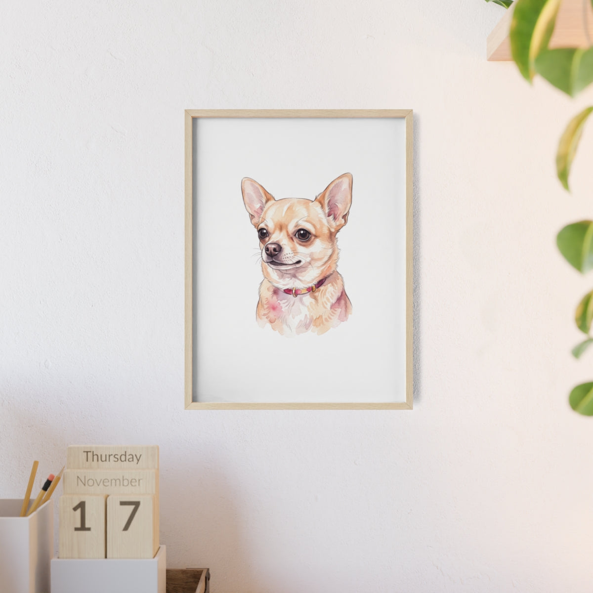 Affiche encadrée portrait de ton chien