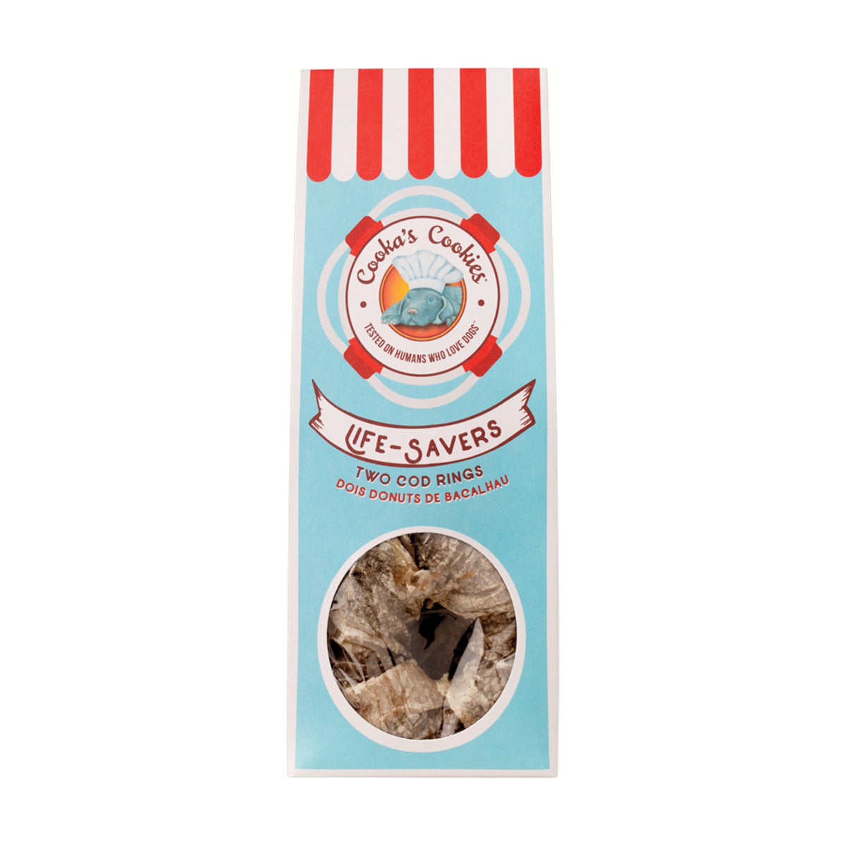 COOKA'S COOKIES Anneau et bouchées de Morue – Friandises à mâcher pour chien – photo 1