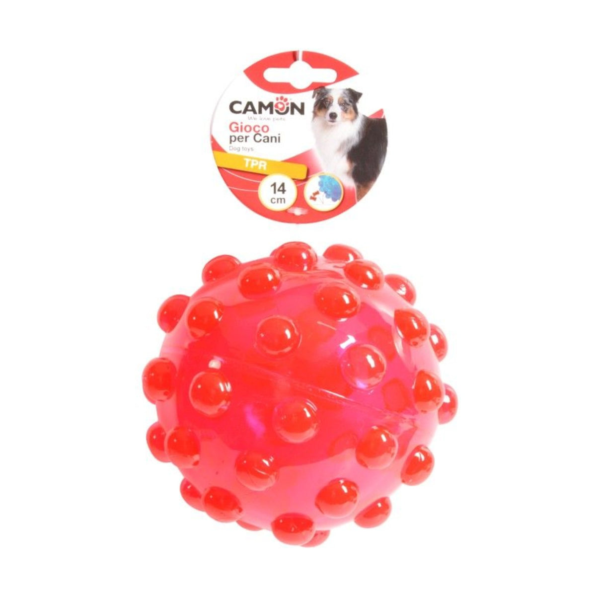 CAMON Balle distributrice de friandises – Balle à picots pour chien – photo 3