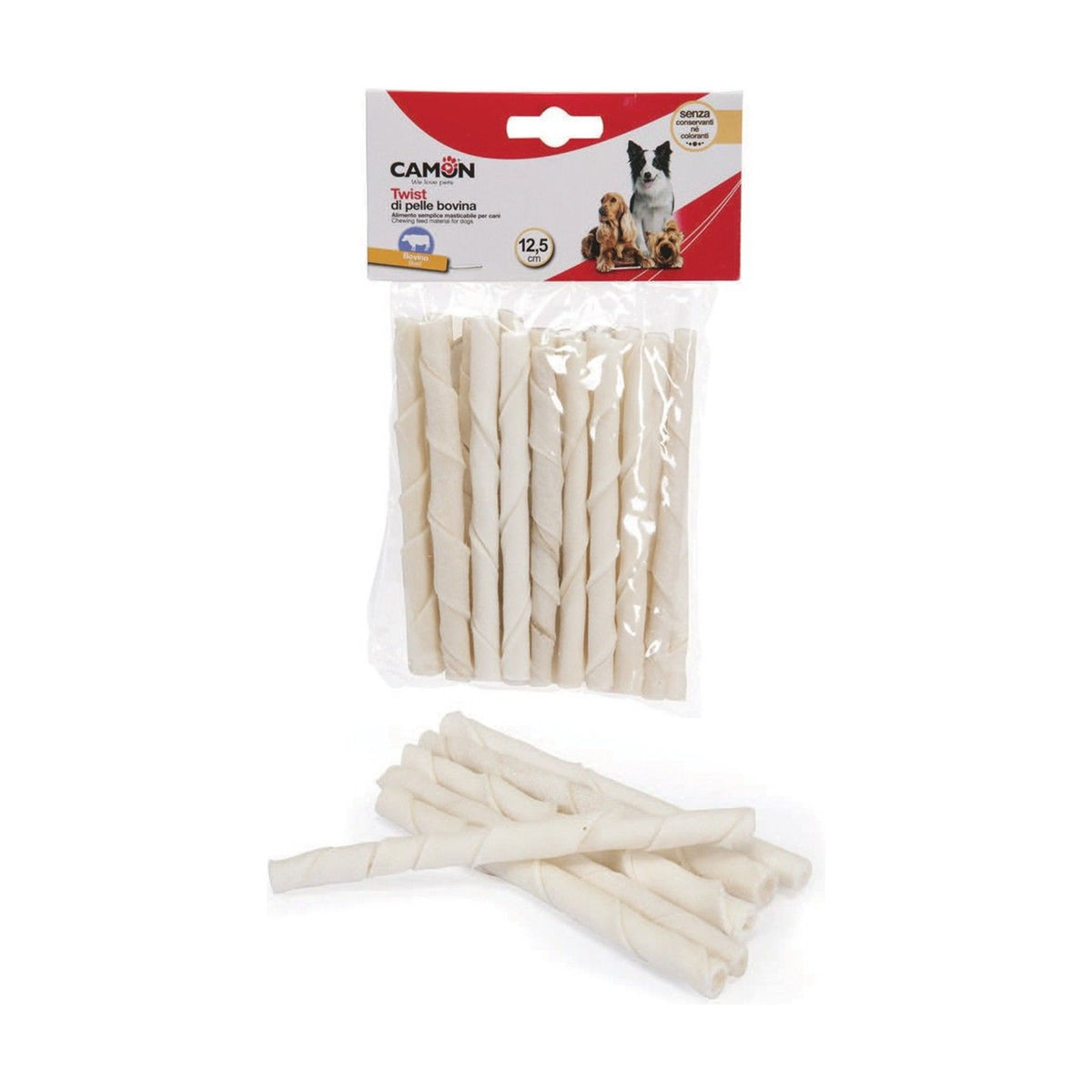 Bâtonnets twist en peau de buffle