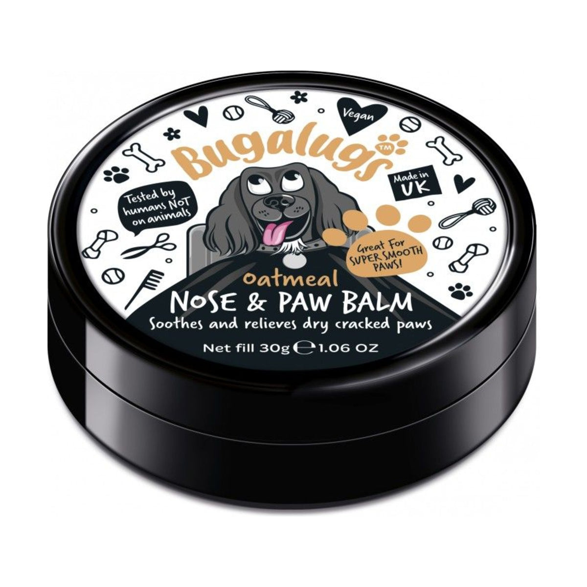 BUGALUGS Baume Oatmeal – Baume truffe et coussinets pour chien – photo 2