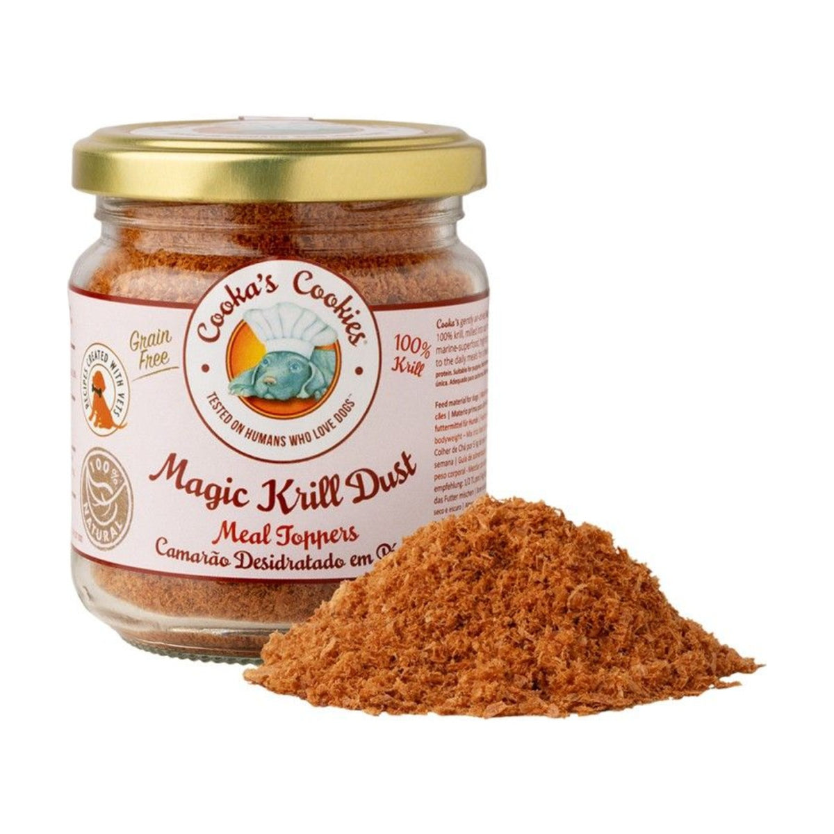 COOKA'S COOKIES Booster Poudre de krill – Complément de repas pour chien – photo 1