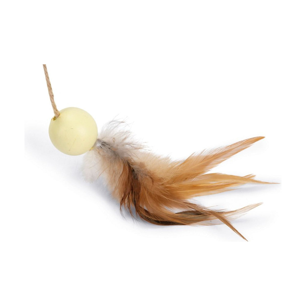 DESIGNED BY LOTTE Griffoir Wiggly – Boule à bascule en corde pour chat – photo 3
