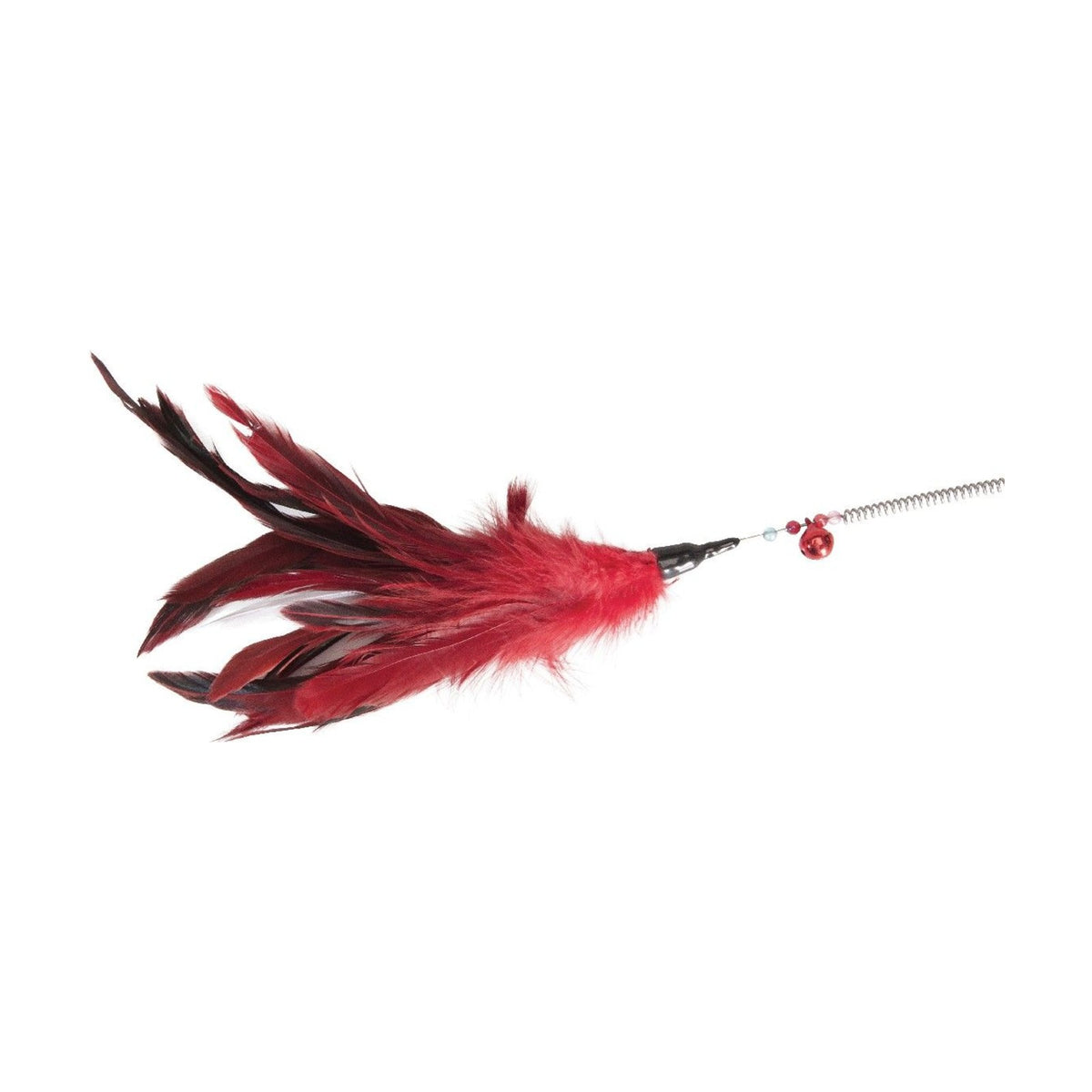 Canne à pêche avec ressorts et plumes