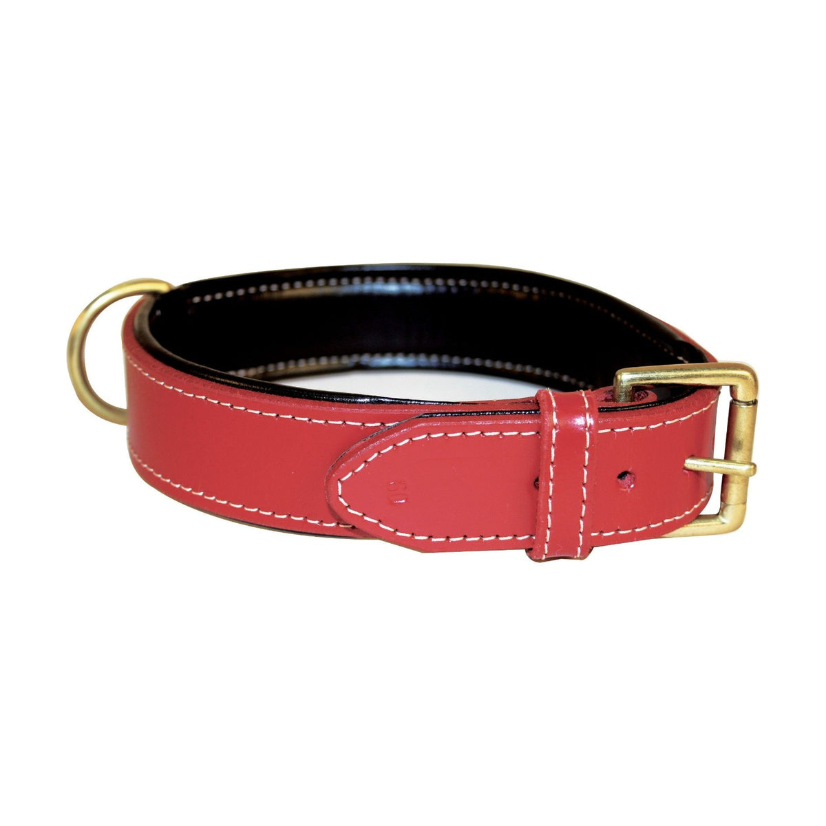 BOBBY Collier cuir Classic – Collier cuir surpiqué pour chien – photo 4