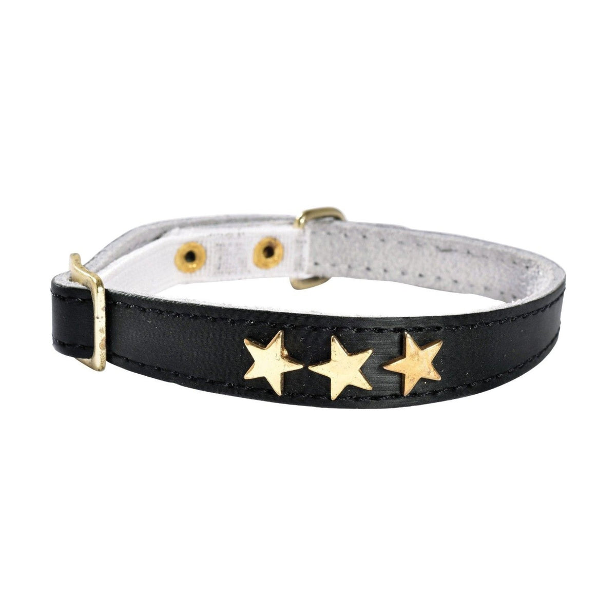 BOBBY Collier chat Étoiles – Collier simili cuir avec élastique de sécurité – photo 3