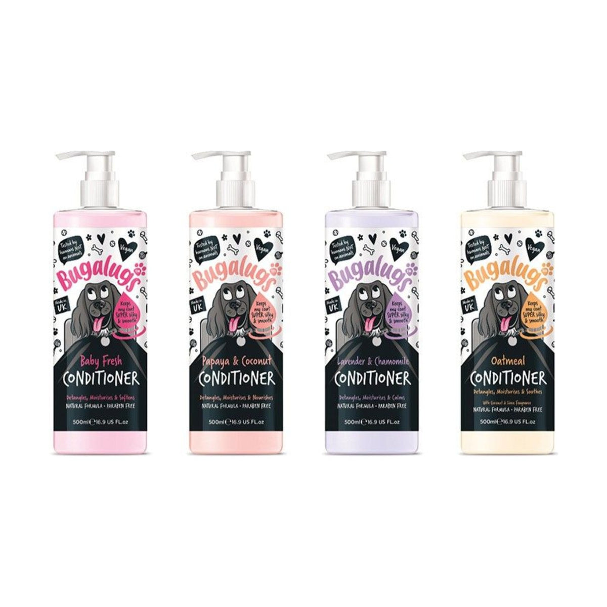 BUGALUGS Après-shampoing – Conditionneur démêlant pour chien – photo 1