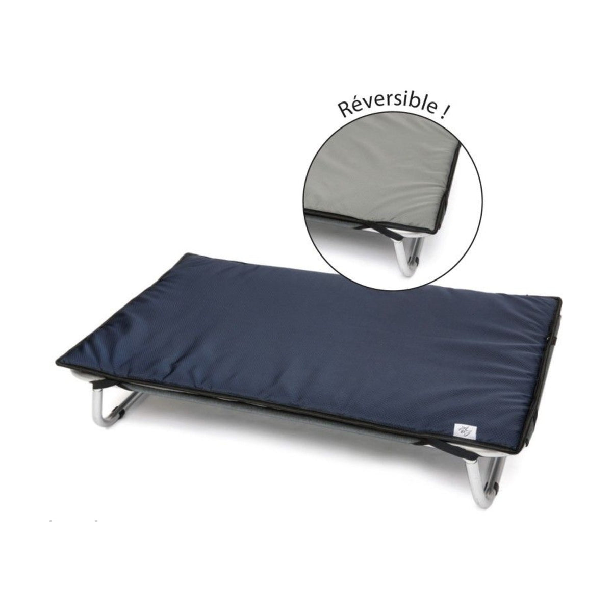 LEOPET Coussin imperméable réversible – Matelas pour lit pliant de chien – photo 1