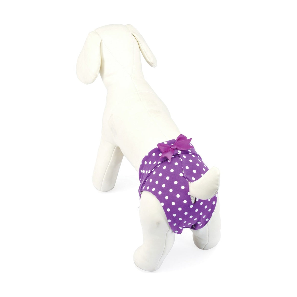 CAMON Culotte hygiène Pois – Culotte lavable mauve pour chienne – photo 2