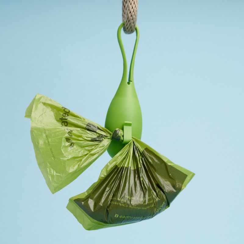 EARTH RATED Distributeur de sacs à crottes en silicone avec recharge – photo 4