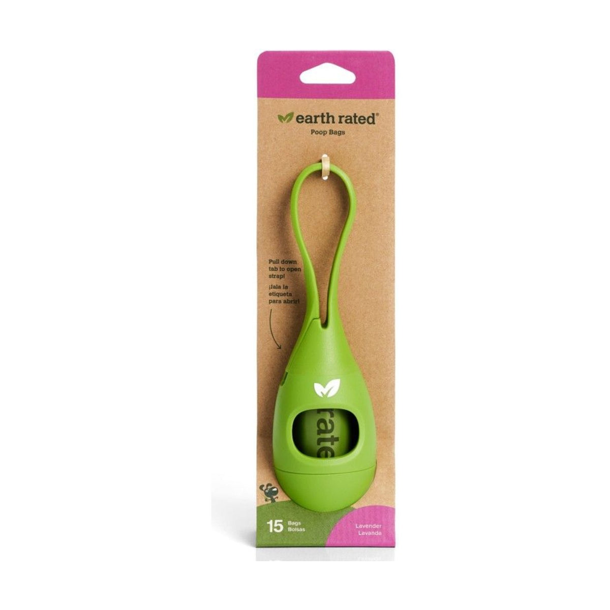 EARTH RATED Distributeur de sacs à crottes en silicone avec recharge – photo 3