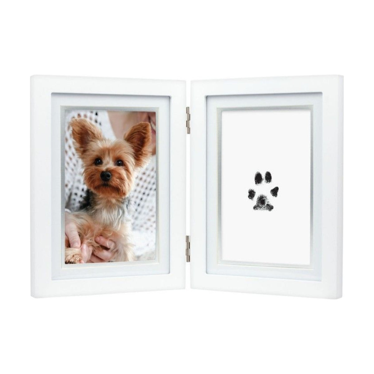 PEARHEAD Double cadre photo et empreinte à l'encre – Souvenir chien et chat – photo 1