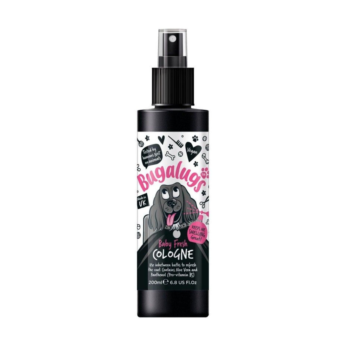 BUGALUGS Baby Fresh – Eau de Cologne pour chien parfum talc – photo 1