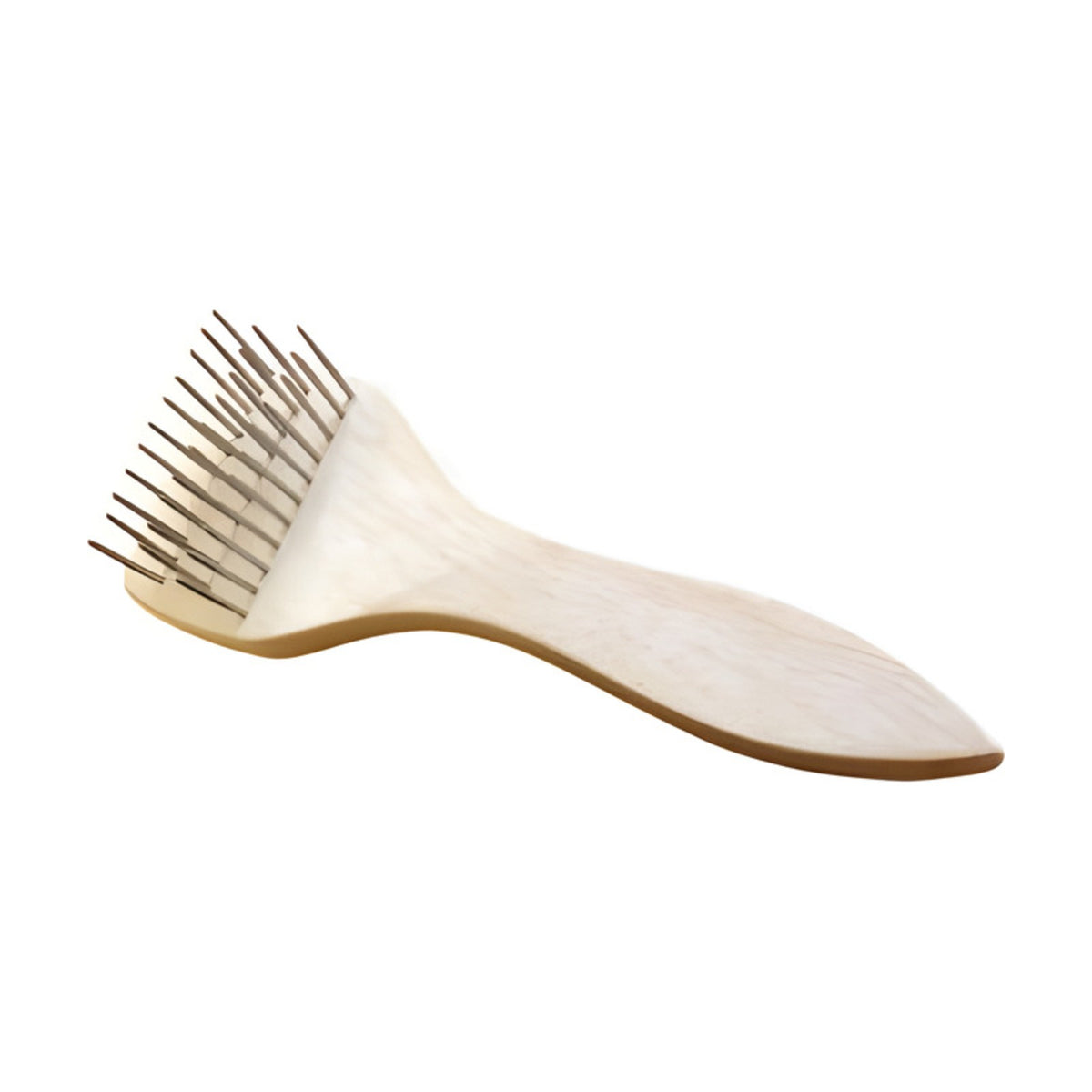 Etrille en bois de 3 rangs