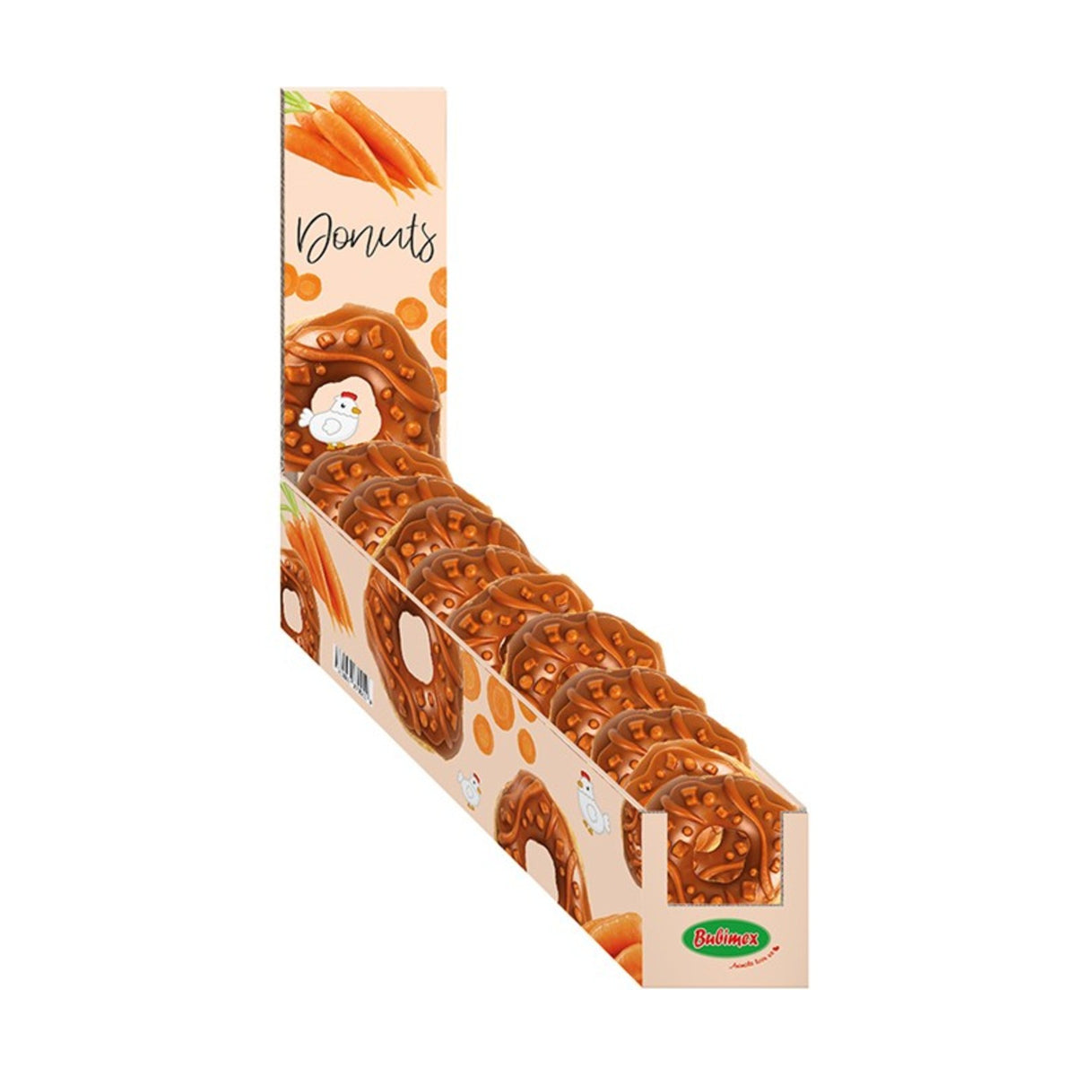 BUBIMEX Donuts – Friandise à mâcher pour chien poulet et carotte – photo 2