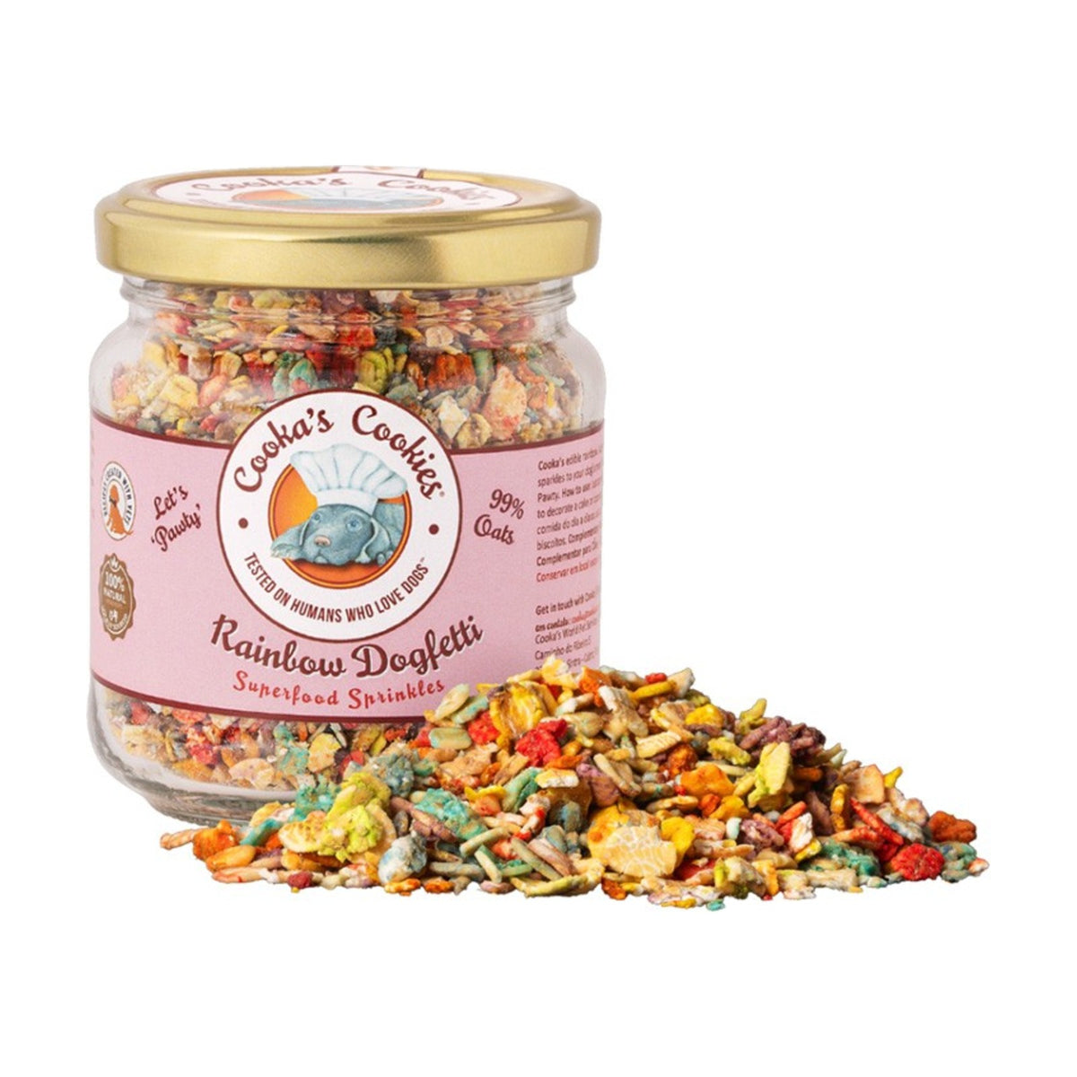 COOKA'S COOKIES Dogfetti – Topping superaliments pour chien 90 g – photo 1