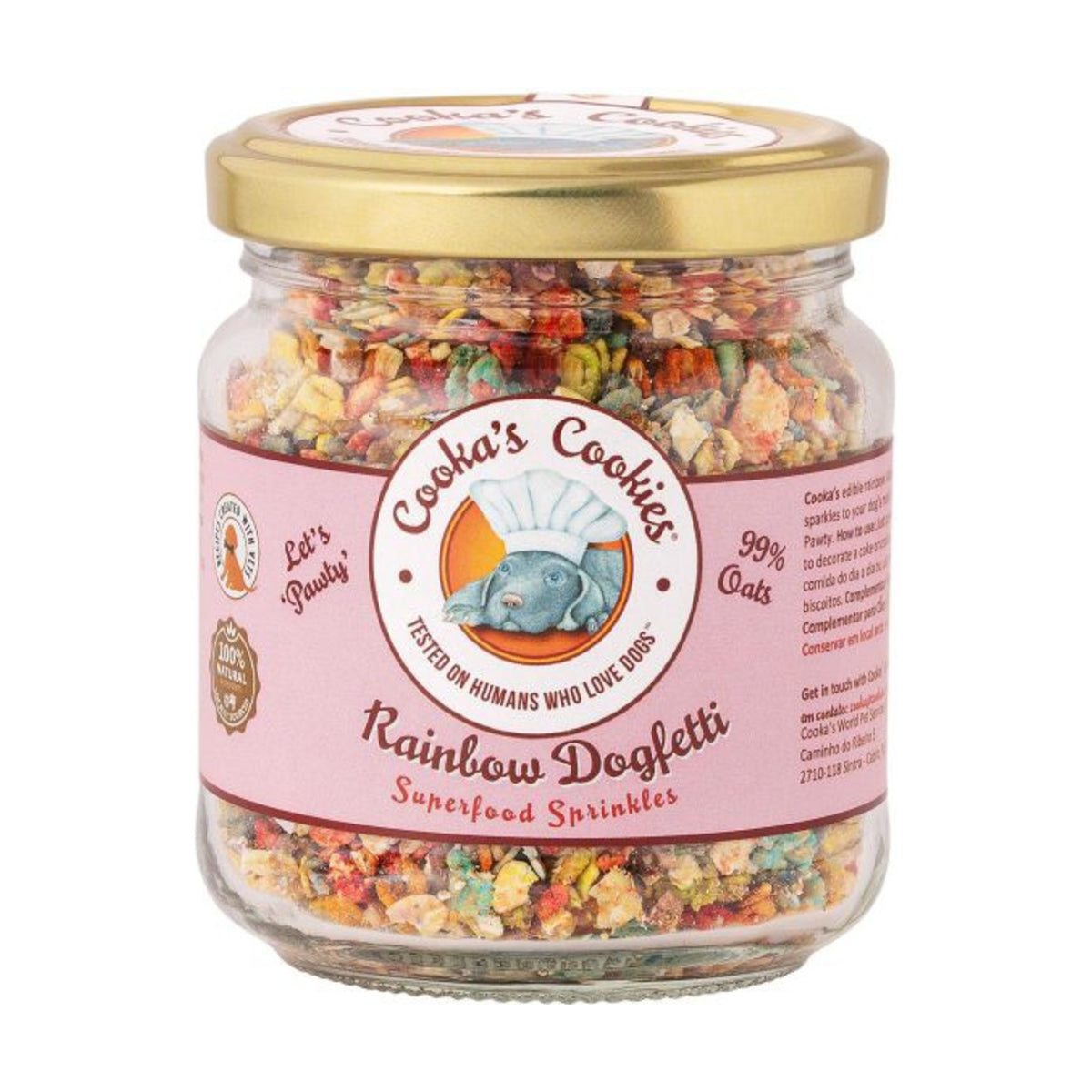 COOKA'S COOKIES Dogfetti – Topping superaliments pour chien 90 g – photo 2