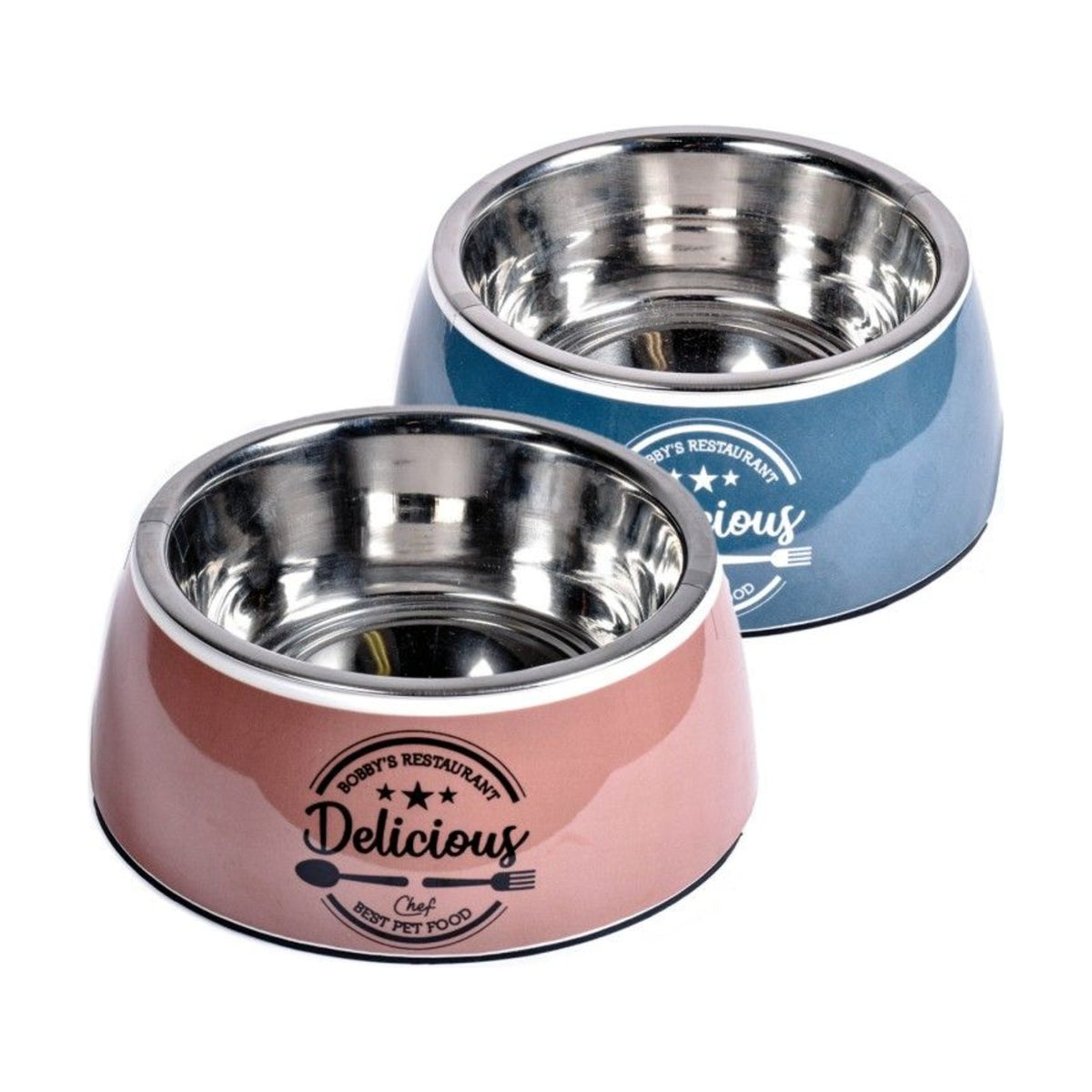 BOBBY Gamelle Delicious – Gamelle mélamine avec bol inox amovible – photo 1