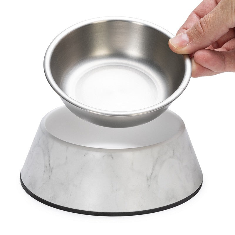 DESIGNED BY LOTTE Gamelle Marbre – Gamelle effet marbre avec bol inox amovible – photo 5