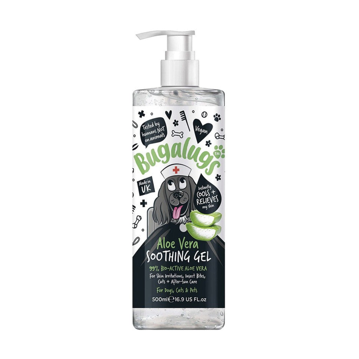BUGALUGS Gel apaisant Aloe Vera – Soin de la peau pour chien et chat – photo 2