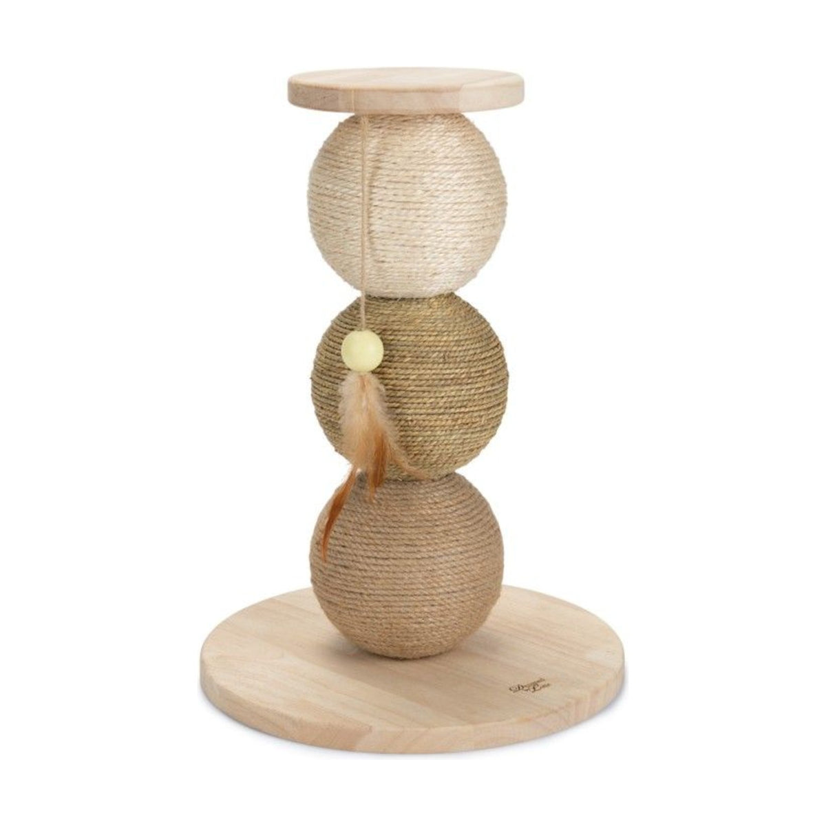 DESIGNED BY LOTTE Griffoir Elio – Boules à griffer jute, sisal et jonc de mer – photo 1