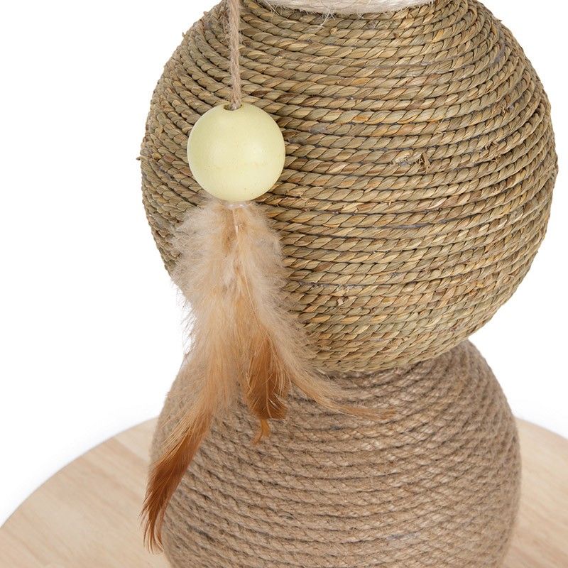 DESIGNED BY LOTTE Griffoir Elio – Boules à griffer jute, sisal et jonc de mer – photo 2