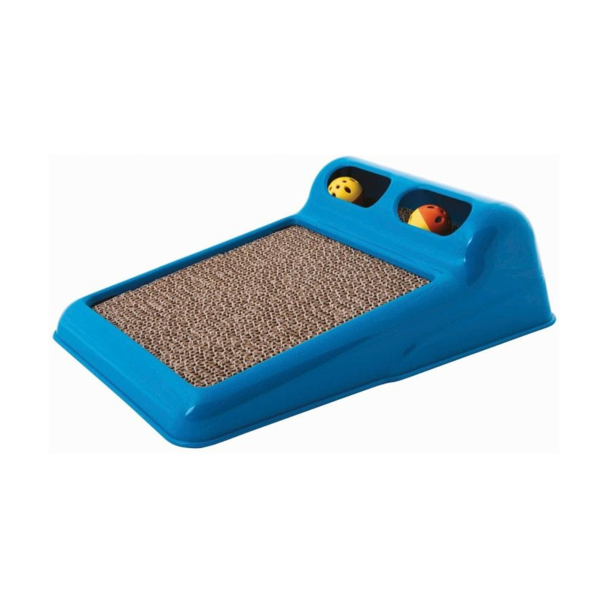 CAMON Griffoir à balles – Griffoir en carton avec circuit de balles pour chat – photo 1