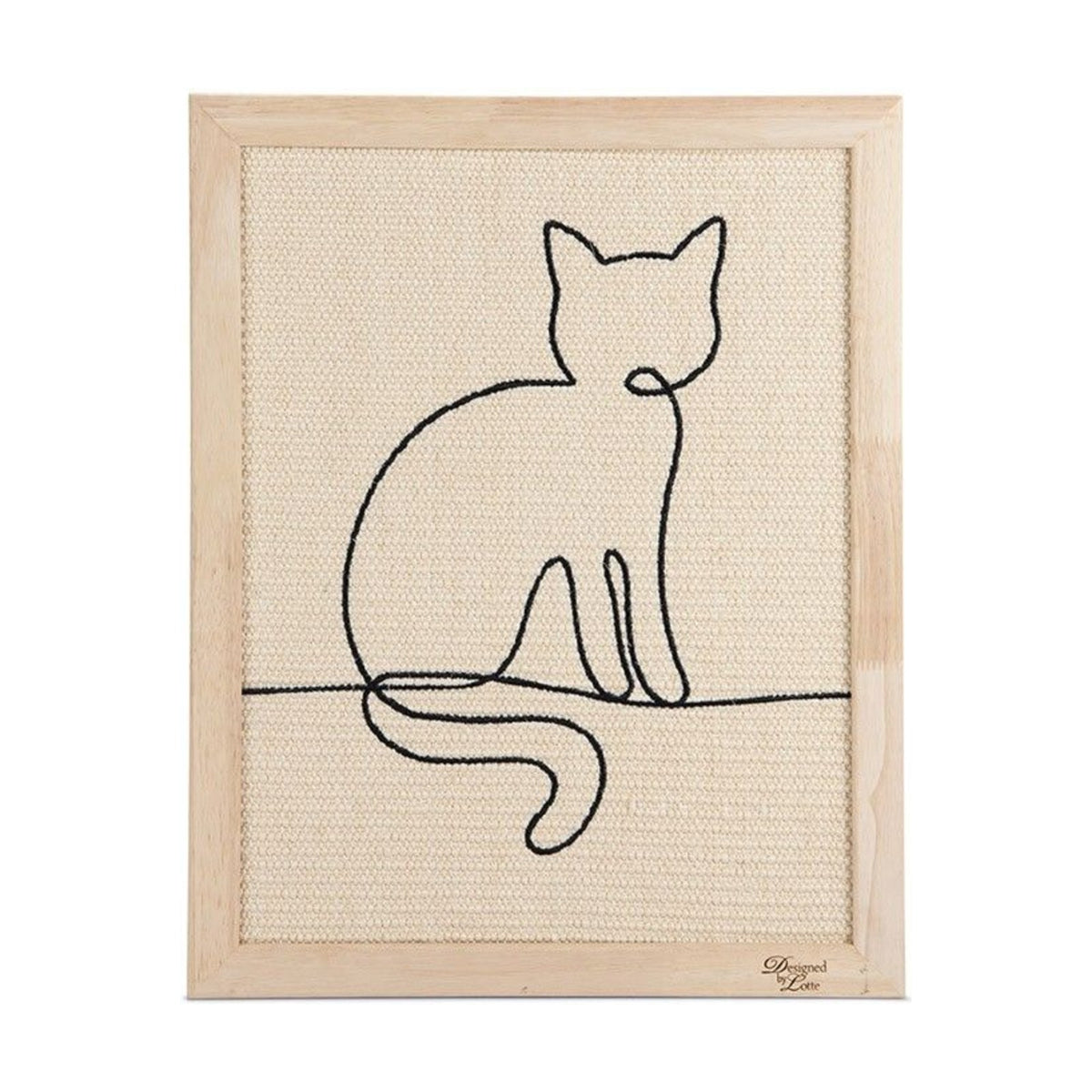 DESIGNED BY LOTTE Griffoir Sammy – Tableau griffoir en sisal pour chat – photo 1
