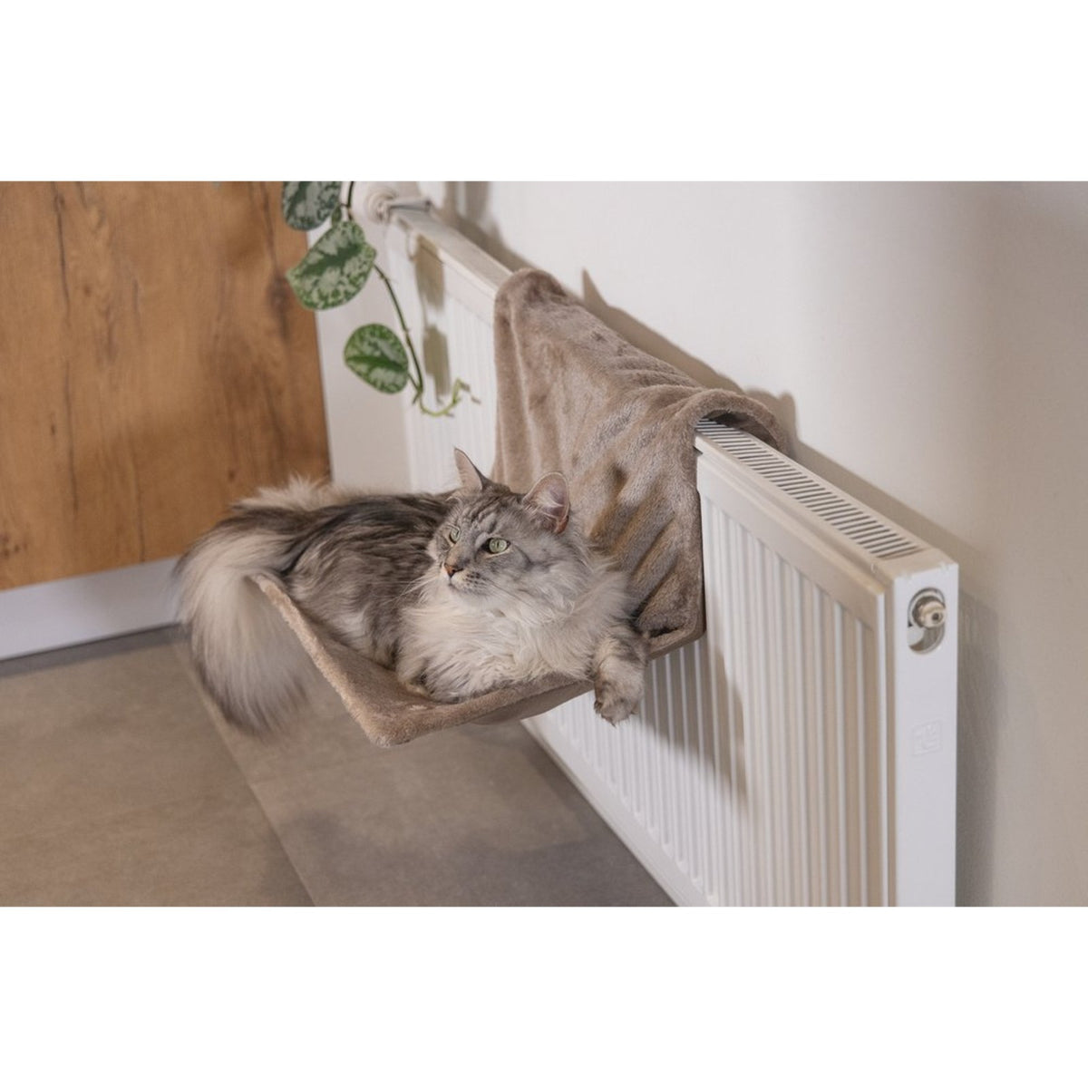 BEEZTEES Hamac de radiateur Sleepy – Couchage suspendu pour chat – photo 3