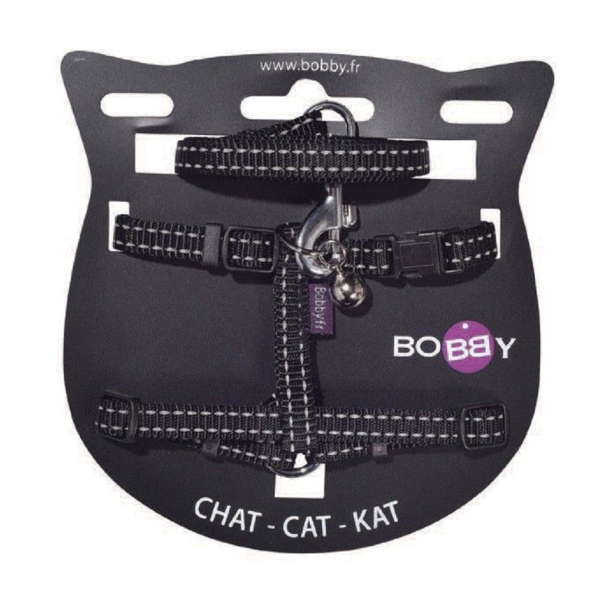Harnais chat réfléchissant BOBBY