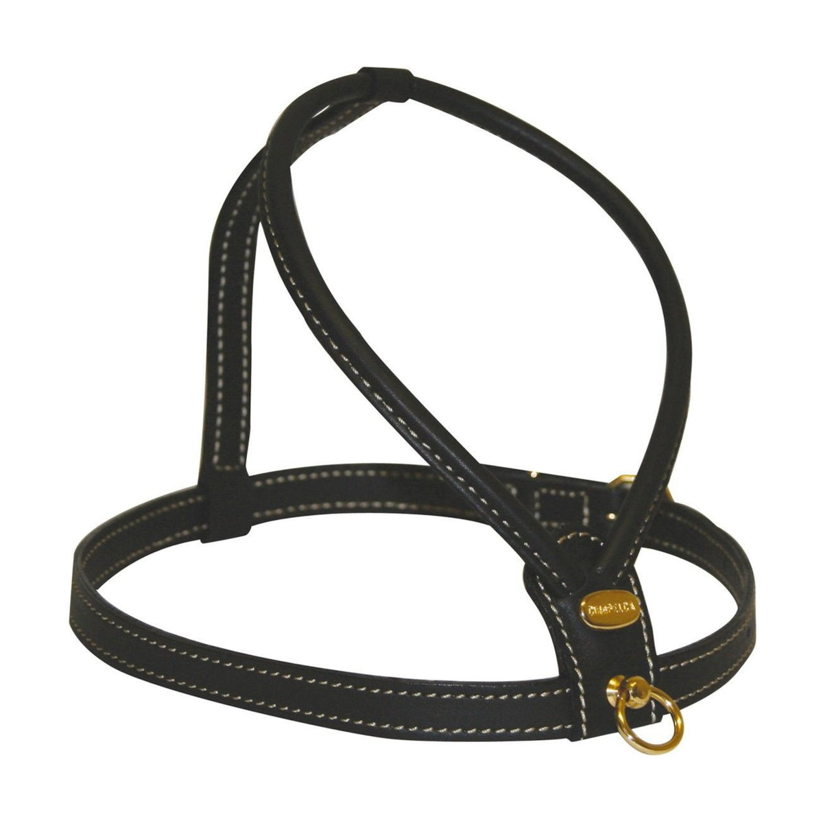 CAMON Harnais en cuir de veau souple – Harnais élégant pour petit chien – photo 2