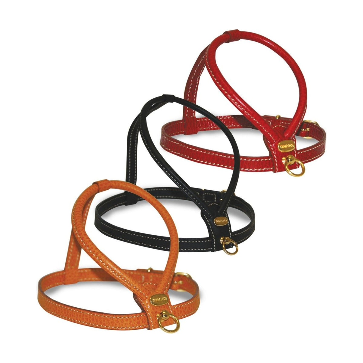 CAMON Harnais en cuir de veau souple – Harnais élégant pour petit chien – photo 5