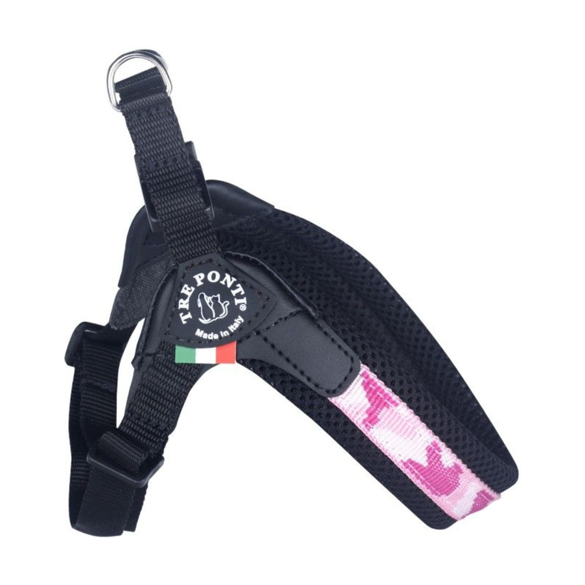 TRE PONTI Harnais Penny Camouflage – Harnais réglable à clip pour petit chien – photo 2