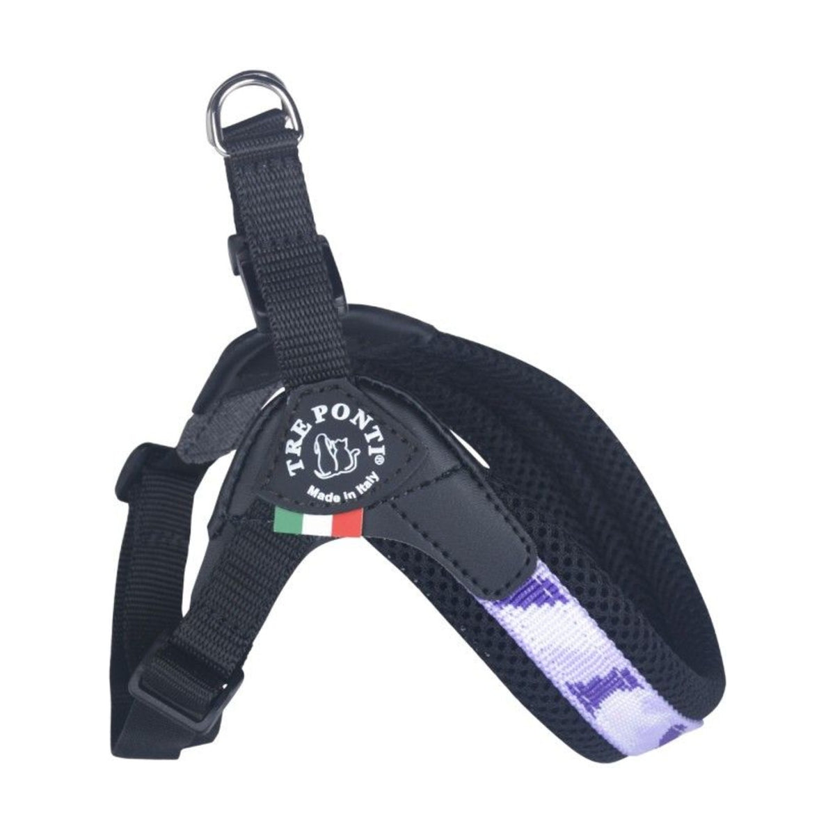 TRE PONTI Harnais Penny Camouflage – Harnais réglable à clip pour petit chien – photo 3