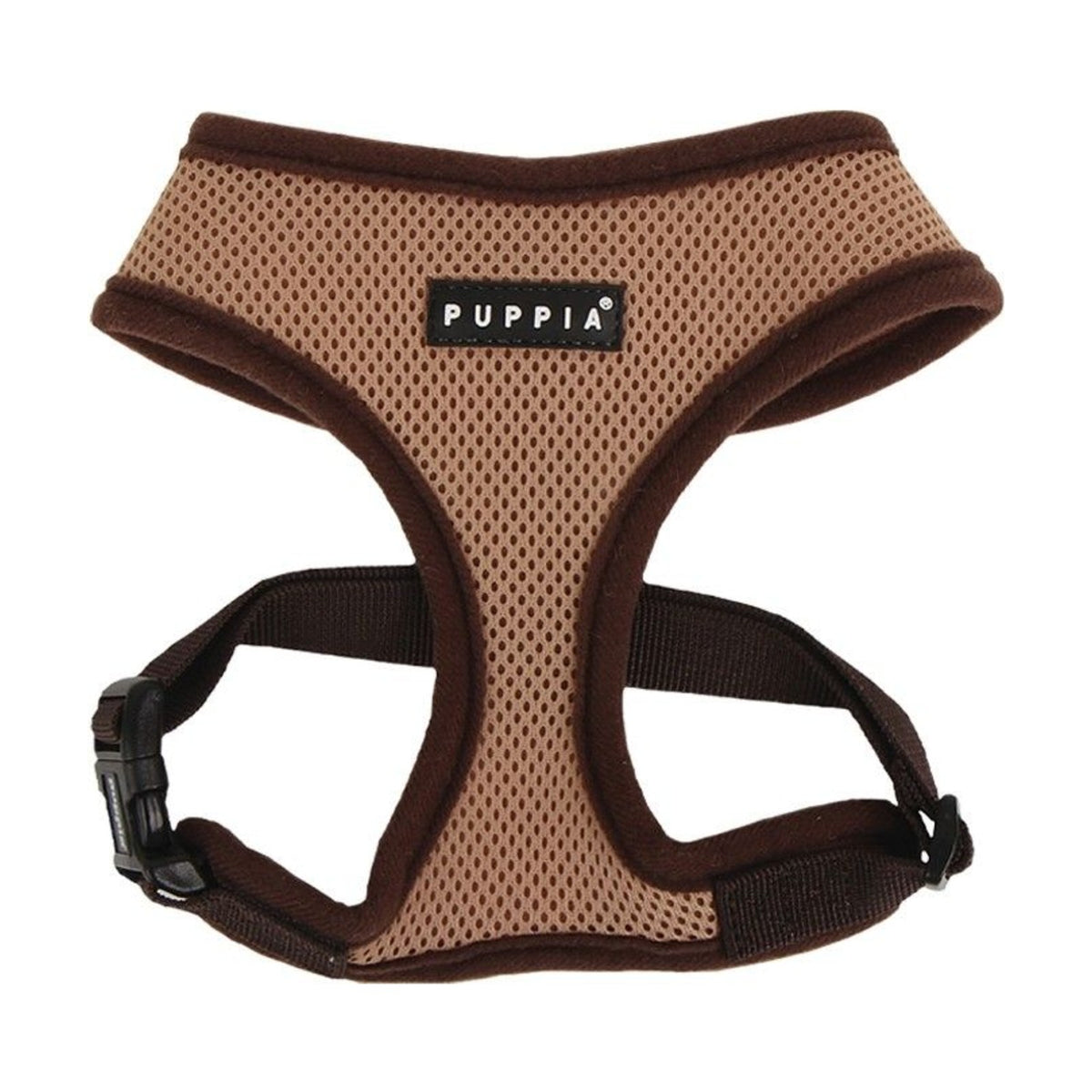 PUPPIA Harnais réglable Soft – Harnais doublé coton pour chien, beige – photo 1