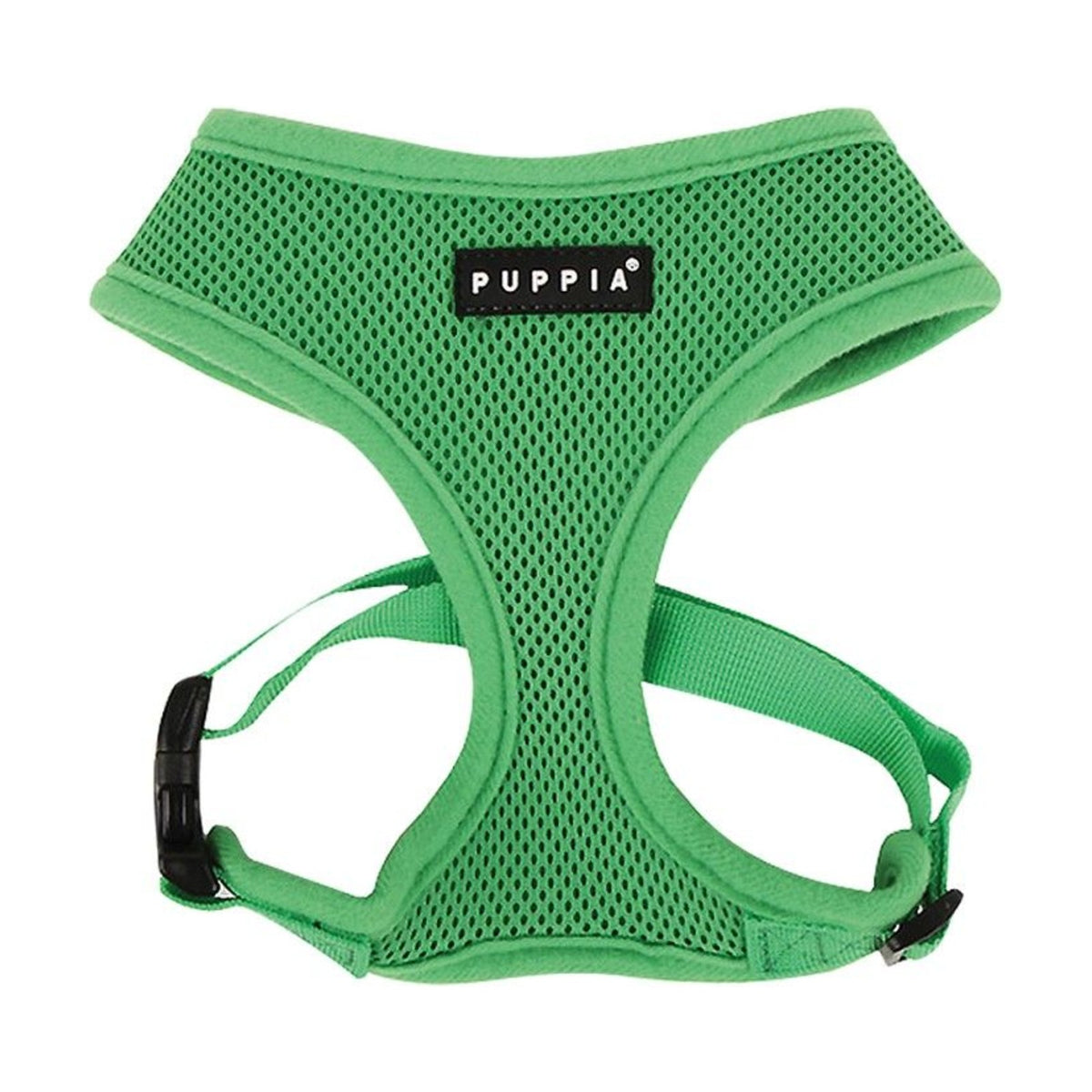 PUPPIA Harnais réglable Soft – Harnais pour chien, vert, gris, bordeaux ou rose – photo 1