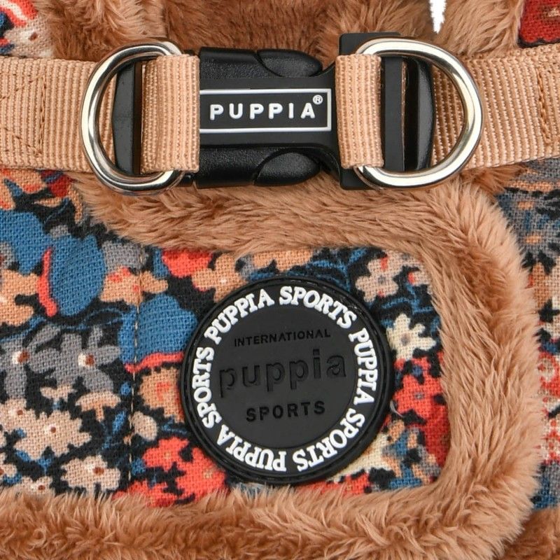 PUPPIA Harnais veste Gianni – Harnais doublé fourrure pour petit chien, beige – photo 5