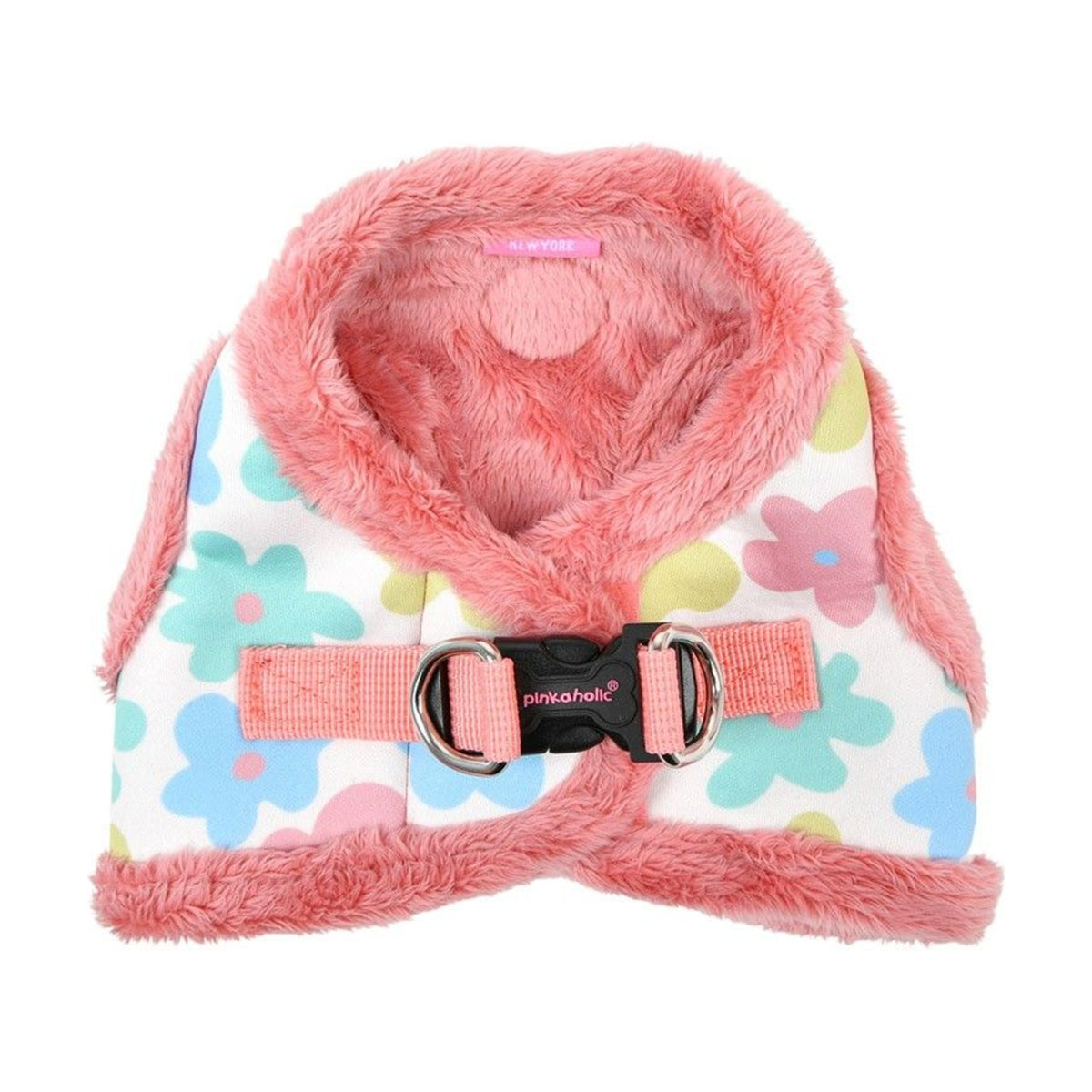 PINKAHOLIC Harnais réglable Heather – Harnais fourrure à fleurs pour chien – photo 8
