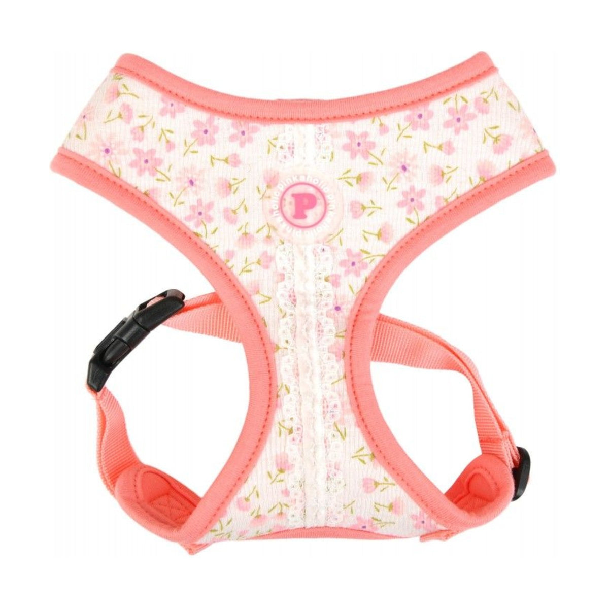 PINKAHOLIC Harnais réglable Lobelia – Harnais fleuri pour chien – photo 4