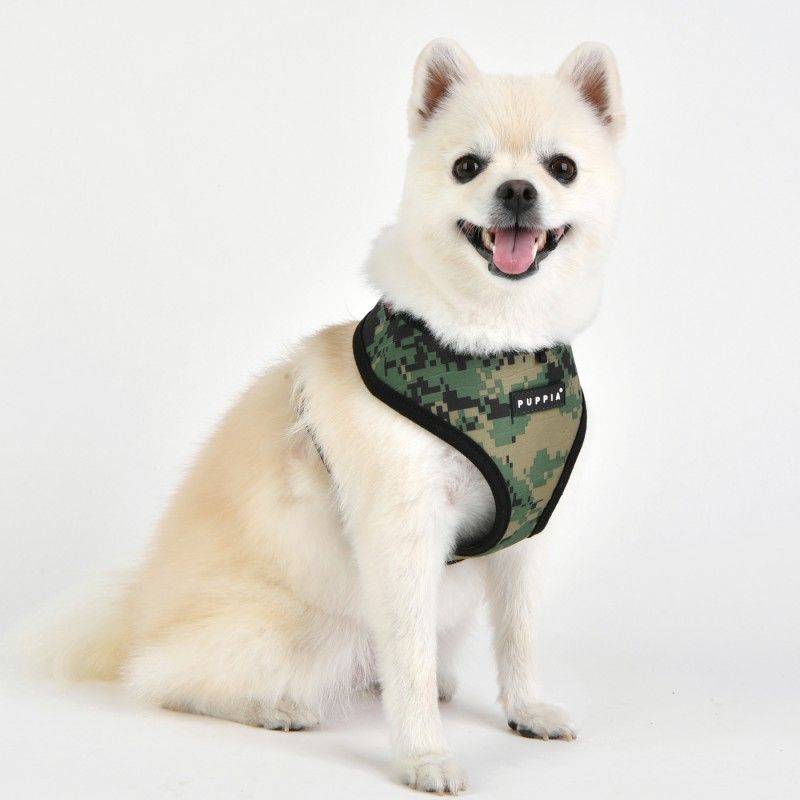 PUPPIA Harnais réglable Sentinel – Harnais camouflage pixel pour chien – photo 6