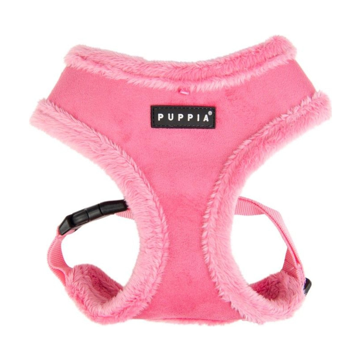 PUPPIA Harnais réglable Terry – Doublé fourrure pour chien, rose – photo 1