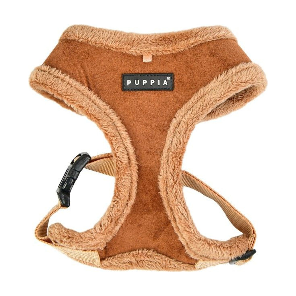 PUPPIA Harnais réglable Terry – Doublé fourrure pour chien, beige – photo 1