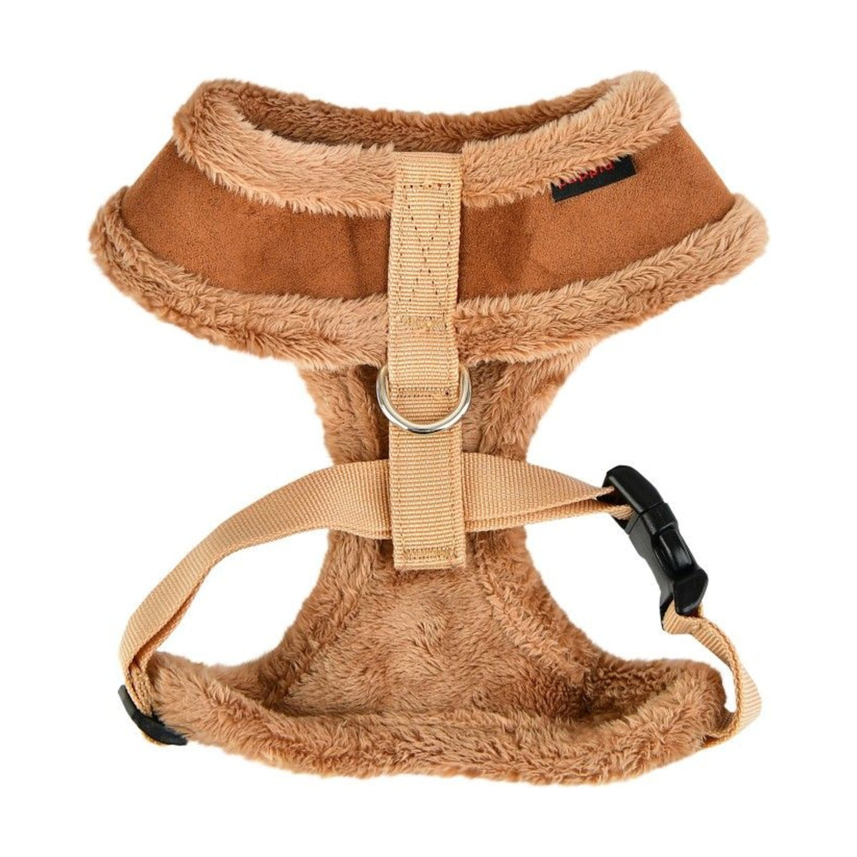 PUPPIA Harnais réglable Terry – Doublé fourrure pour chien, beige – photo 2