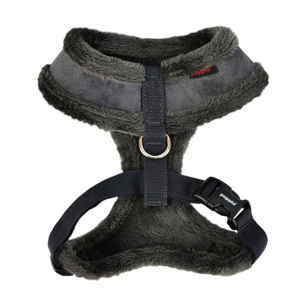 PUPPIA Harnais réglable Terry – Doublé fourrure pour chien, gris – photo 2