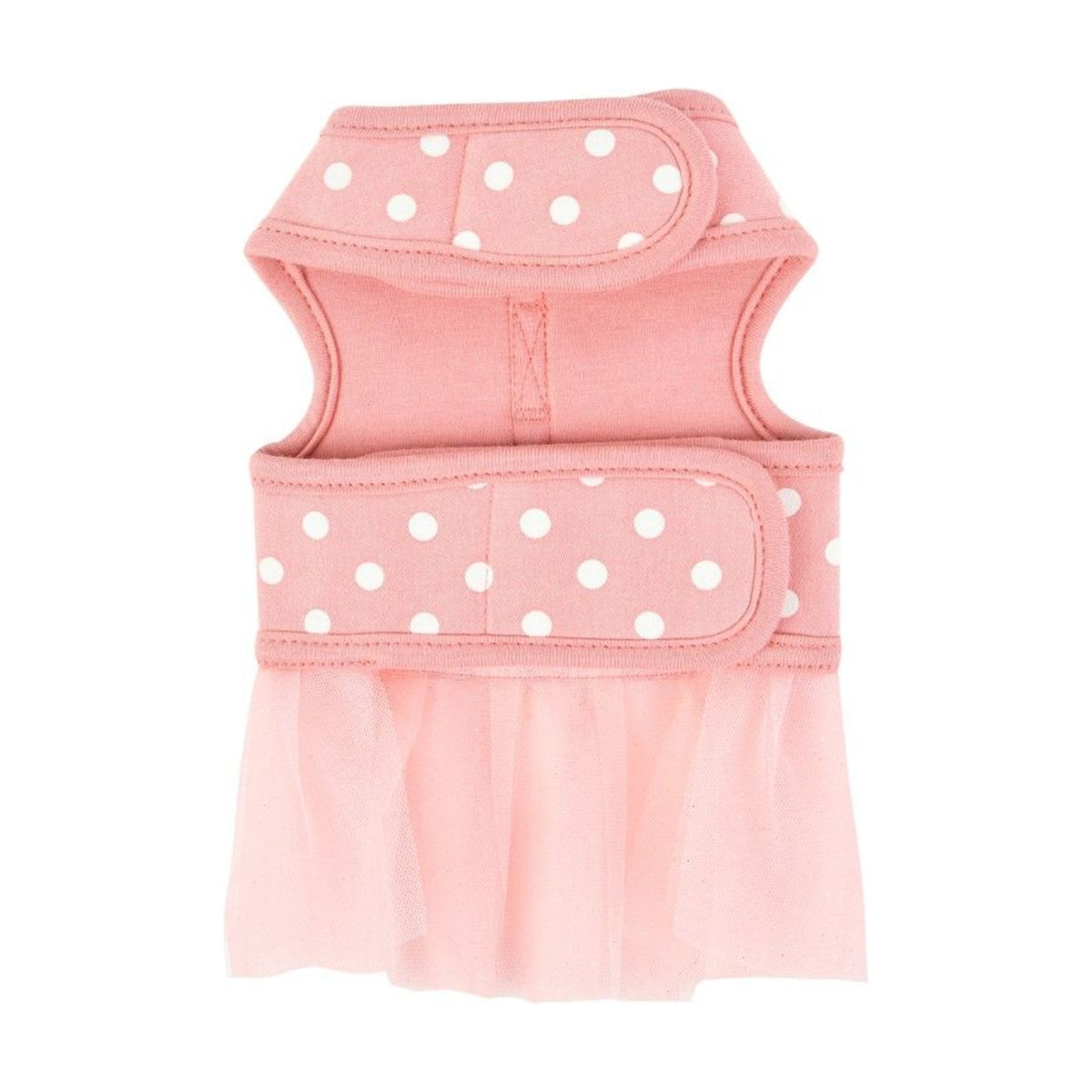 PINKAHOLIC Harnais veste à jupe Ida – Harnais robe à pois pour petit chien – photo 7