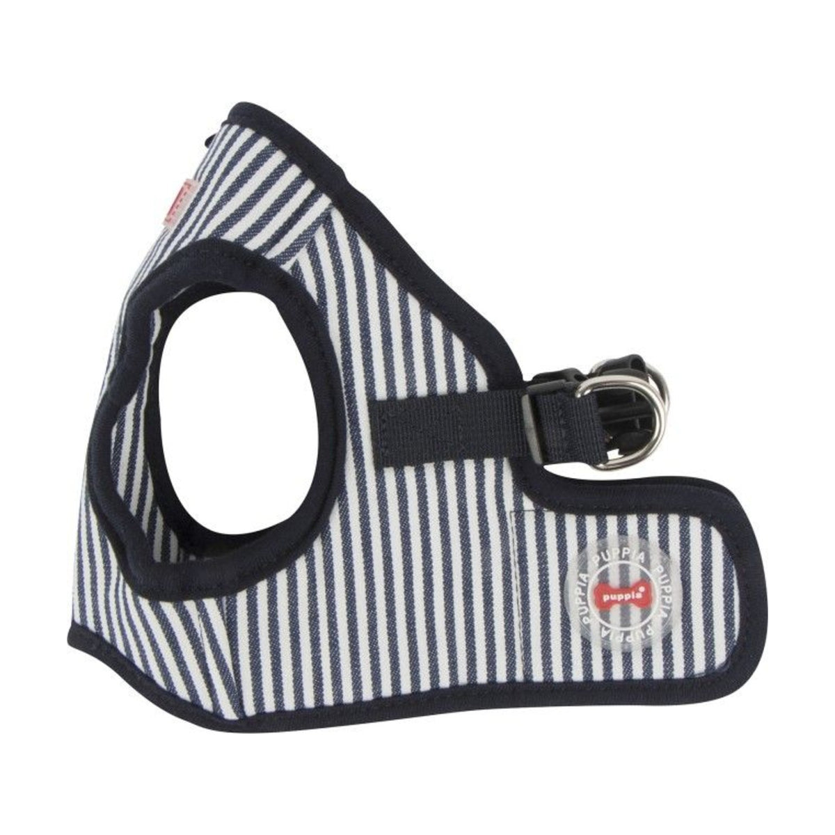 PUPPIA Harnais veste Bobby – Harnais en coton rayé pour petit chien – photo 1
