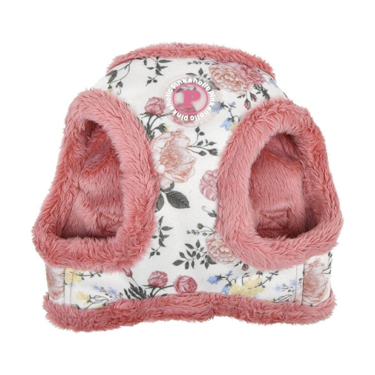 PINKAHOLIC Harnais veste Calla – Harnais fourrure à fleurs pour petit chien – photo 6
