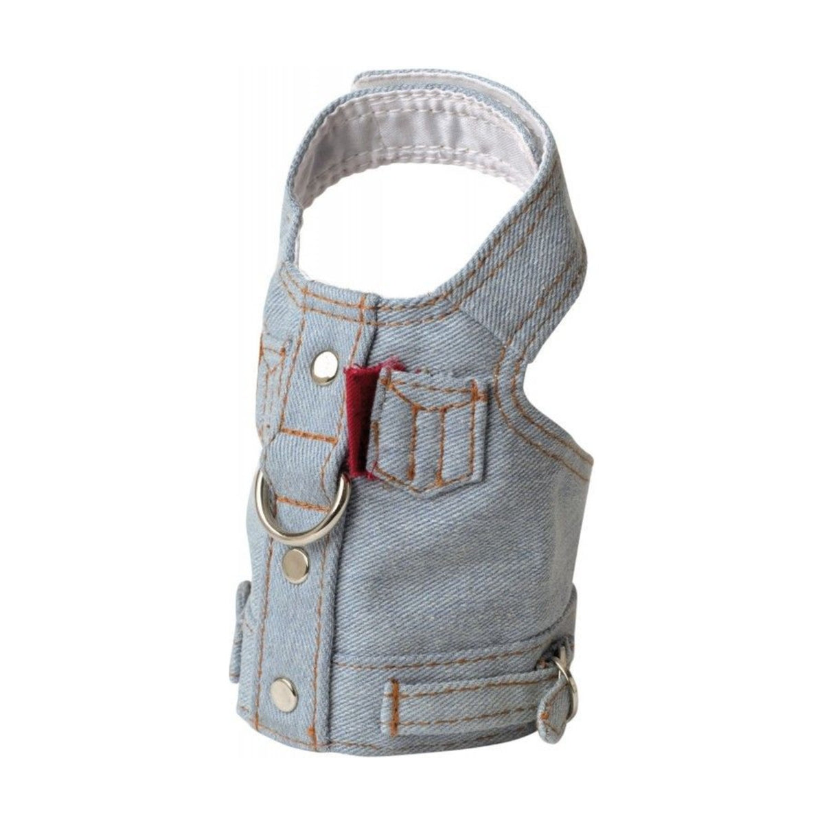 Harnais veste en jean – Harnais fantaisie pour petit chien – photo 1