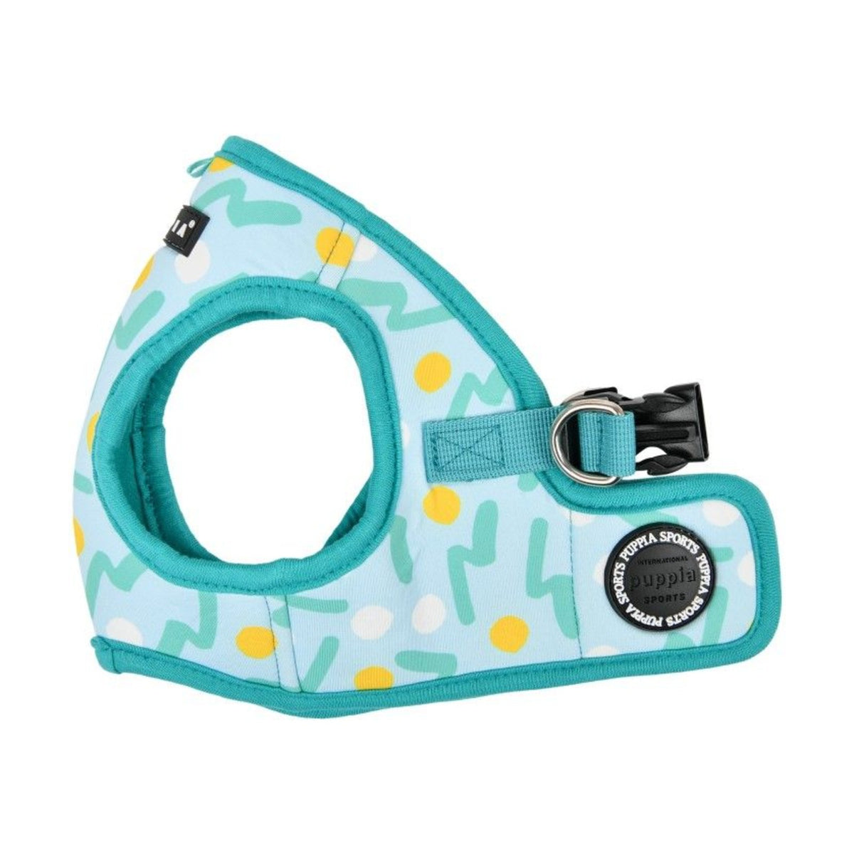 PUPPIA Harnais veste Fête – Harnais à pois et zigzag pour petit chien – photo 1