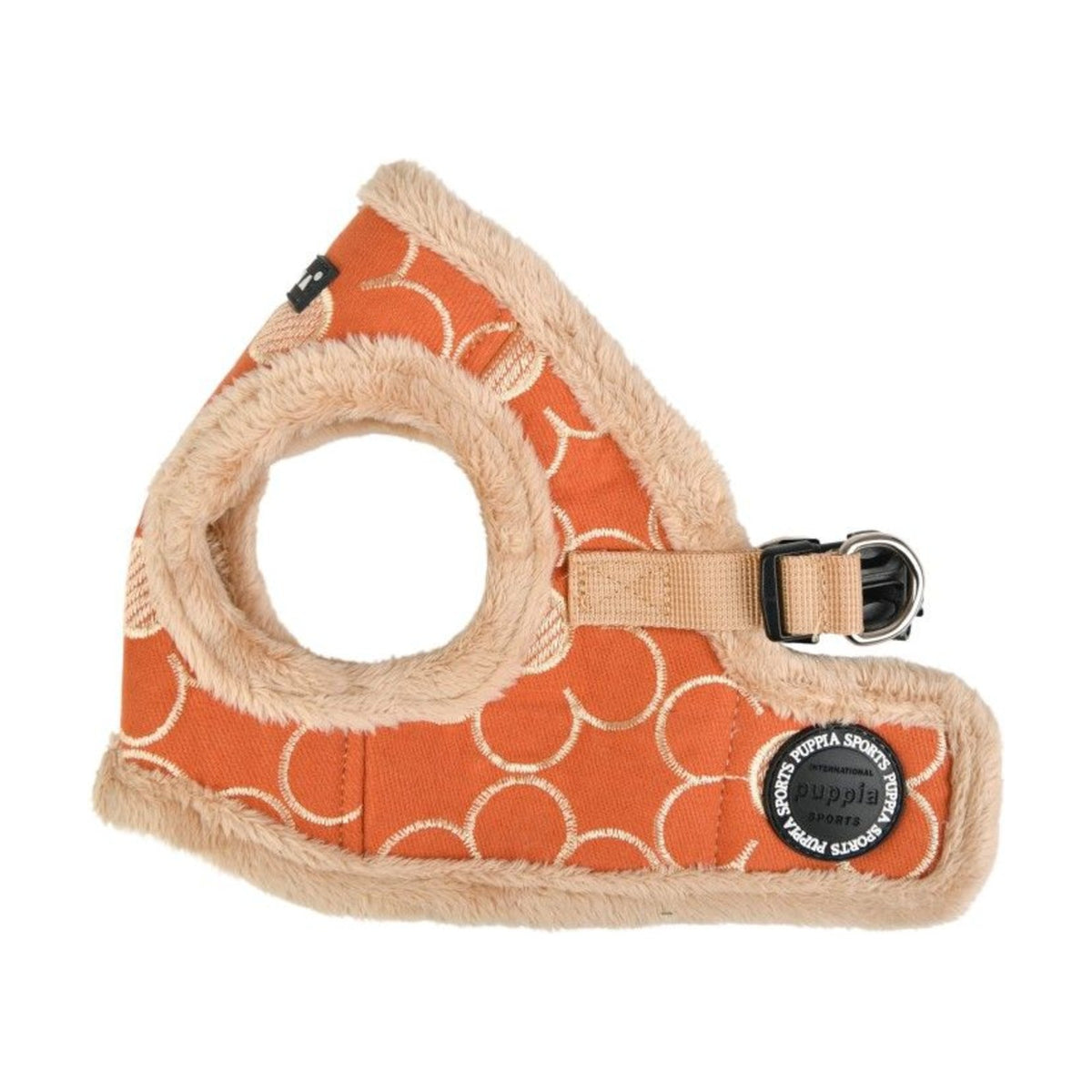 PUPPIA Harnais veste Florent kaki – Harnais doublé fourrure pour petit chien – photo 7